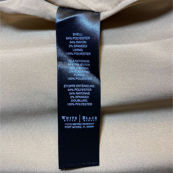 NWT White House Black Market Camel Skirt - Size 6 - Lined & Elegant - Picture 8 of 8